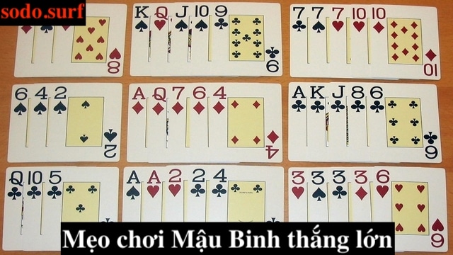 Mẹo đánh game bài Mậu Binh